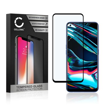 0,33mm Displayskydd / skärmskydd för Realme 7 Pro- mobil, 9H 3D Full Cover, Full Glue - smartphone-skyddsglas, screen protector