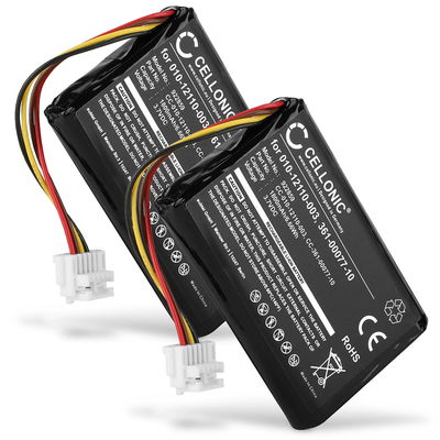 2x CELLONIC 010-12110-003 361-00077-10 616-00077-00 616-00077-10 GPS-batteri för Garmin Zumo 590LM Zumo 595LM med 1800mAh 3.6V - 3.7V - navigatorbatteri med lång batteritid