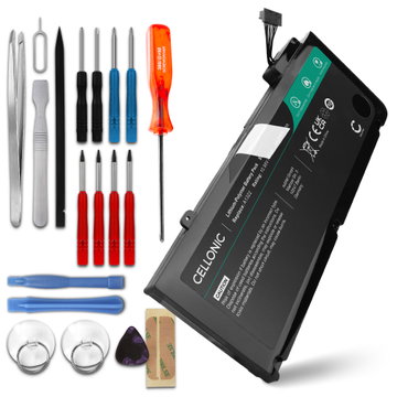 Batteri för Apple MacBook Pro 13 Unibody - A1278 - Mid 2009, Mid 2010, Early 2011, Late 2011, Mid 2012, A1322 11.1V 5900mAh + skruvmejsel-set från subtel