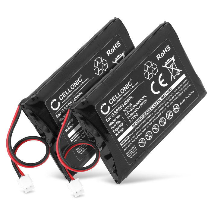 Batteri för Babyalarm Neonate BC-5700D - GSP053450PL (1100mAh)