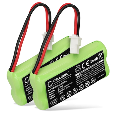 2x Batteri för Motorola MBP20 VT1208014770G (700mAh, 2.4V) från subtel