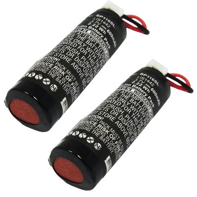2x subtel LIS1442,4-180-962-01 Batteri för Sony PS3 / PS4 Move Navigation Controller gamingkonsol, spelkonsol & handenhet - 600mAh ersättningsbatteri , konsolbatteri