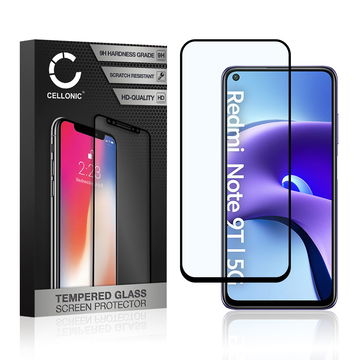 0,33mm Displayskydd / skärmskydd för Xiaomi Redmi Note 9T 5G- mobil, 9H 3D Full Cover, Full Glue - smartphone-skyddsglas, screen protector