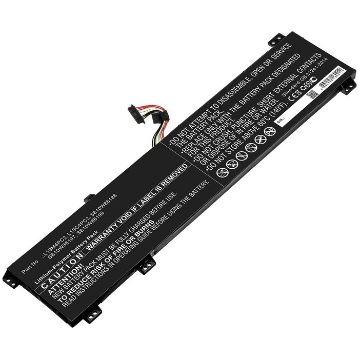 Batteri för Lenovo Legion 5 17ARH05H, Legion 7 15IMH05, Legion 7 15IMHg05 15.4V 5180mAh från CELLONIC