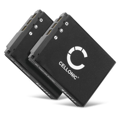 2x NP-FR1 Batteri för Sony DSC-F88 DSC-G1 DSC-P100 DSC-P120 DSC-P150 DSC-P200 DSC-T30 DSC-T50 DSC-V3, 1000mAh Kamera-ersättningsbatteri med lång batteritid