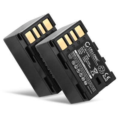 2x Batteri för JVC GC-PX100, GZ-HM200, GZ-MG330, GY-HM100, GR-D728, BN-VF808, N-VF823 1500mAh från CELLONIC