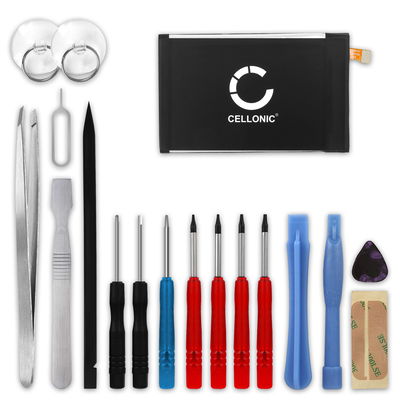 mobilbatteri för Sony Xperia XZ3 LIP1660ERPC med 3.85V, 3200mAh inkl. Verktygskit för enkla batteribyte - ersättningsbatteri med lång batteritid + skruvmejsel-set