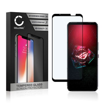 0,33mm Displayskydd / skärmskydd för ASUS ROG Phone 5 / 5s / 5s Pro- mobil, 9H 3D Full Cover, Full Glue - smartphone-skyddsglas, screen protector