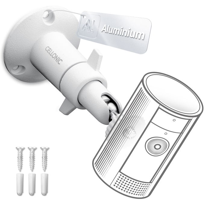 Väggfäste för Eufy eufyCam 2C Pro övervakningskamera / smart home produkter med 1/4" skruvfäste - för utom- och inomhusbruk