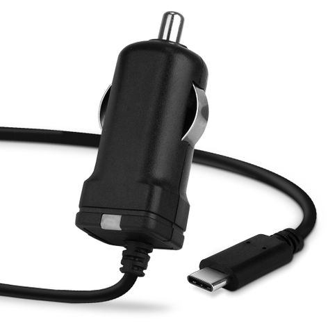 USB-C billaddare för Fairphone 6; 5; 4; 3, 3 Plus; 2; 1 – 12V / 24V adapter för cigarettändaruttag med 1.1m laddkabel från subtel