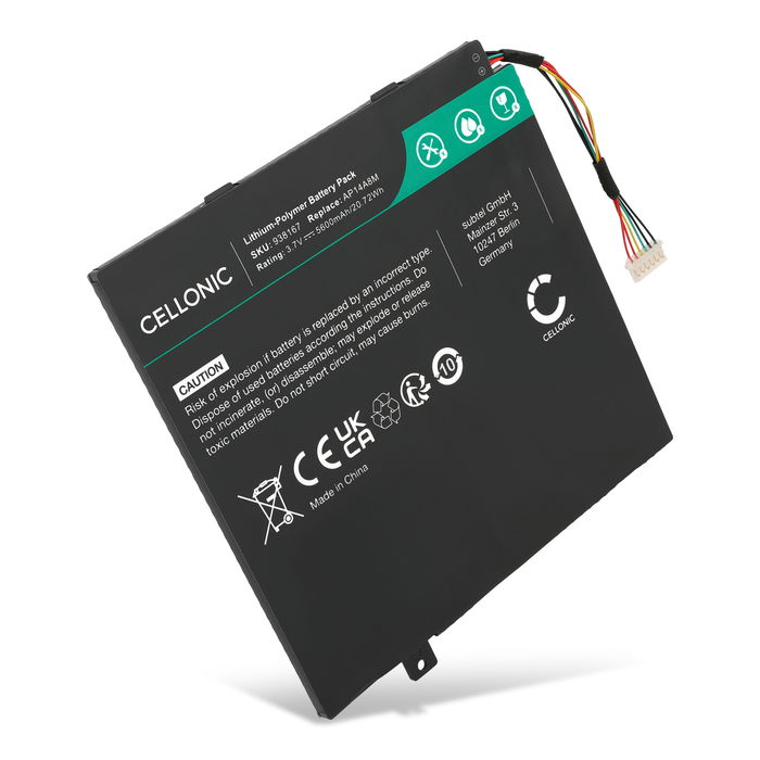 Acer Switch 10 SW5-012P batteri - 5600mAh från subtel