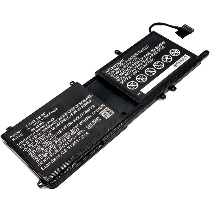 Batteri för Dell Alienware 15 R3 / Alienware 17 R3 Laptop - 4450mAh 15.2V