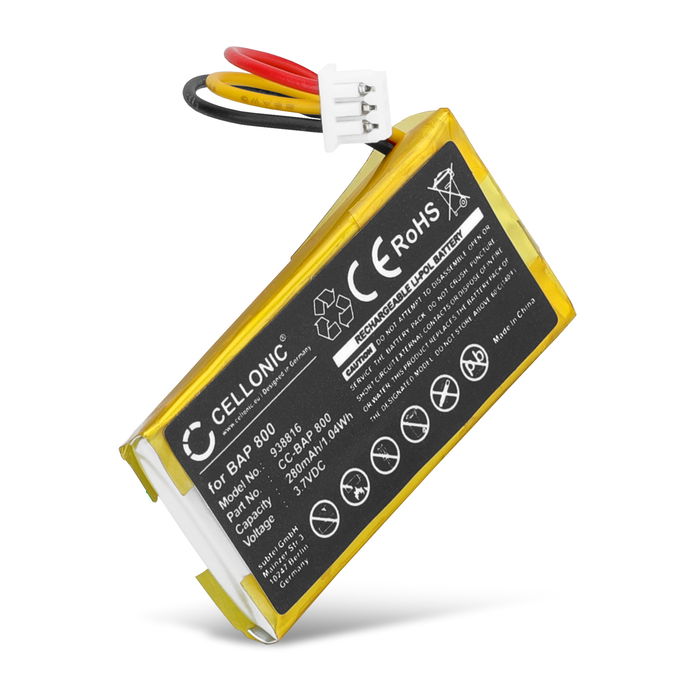 Batteri för Sennheiser RS 5000, Flex 5000, Set 880 AHB571935PCT-03, BAP 800, CP-SN800 (280mAh, 3.7V) från CELLONIC