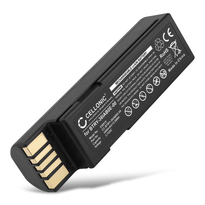 Zebra DS3678 Batteri - 3400mAh ersättningsbatteri från subtel