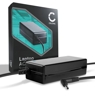 Laddare för Acer Aspire / TravelMate / Extensa / Swift / Spin Pro Series laptop - Strömadapter med 19V 65W hög kapacitet - 2.6m lång 3.0mm x 1.0mm laddsladd + nätadapter för notebook