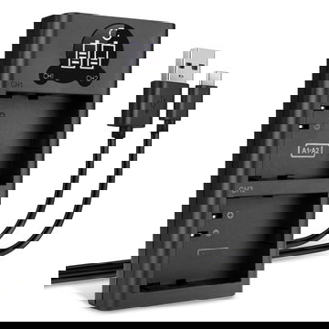 Batteri för Arlo Pro 2, Arlo Pro, Arlo Go (VMA4410 / VML4030) kamera med hög kapacitet + dubbelladdare med USB-uttag för uppladdningsbara kamerabatteri