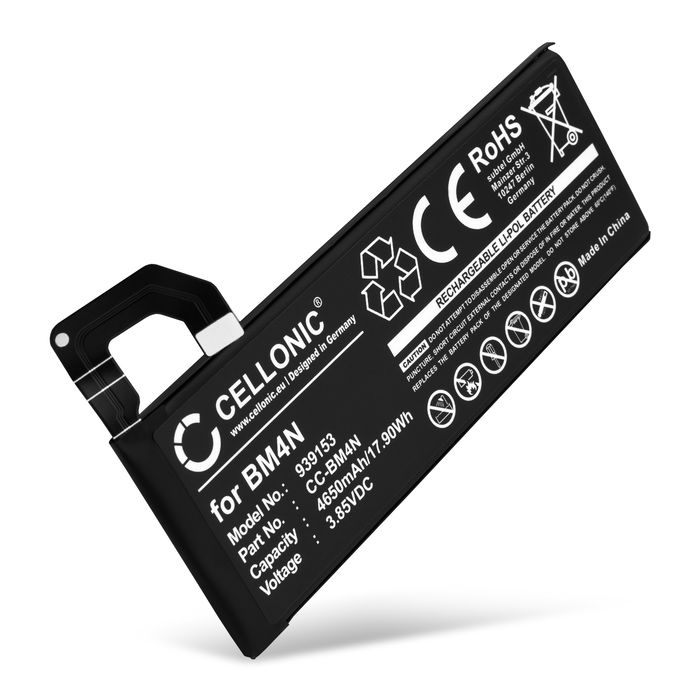Battery for Xiaomi Mi 10, Mi 10 5G, Mi 10S 5G, M2102J2SC, BM4N (4650mAh, 3.85V) by CELLONIC