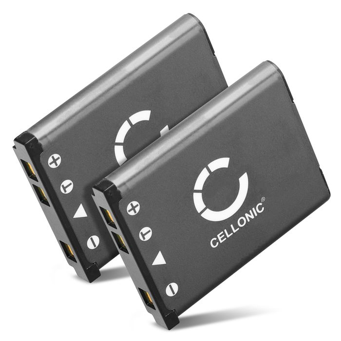 2x NP-45 Batteri för Medion Life P43013 MD 86508 Life P43028 MD 86308 Life P43005 Life P43008, 700mAh Kamera-ersättningsbatteri med lång batteritid