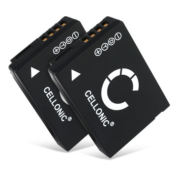 2x BP-DC7 Batteri för Leica V-LUX 20 V-LUX 30 V-LUX 40, 890mAh Kamera-ersättningsbatteri med lång batteritid