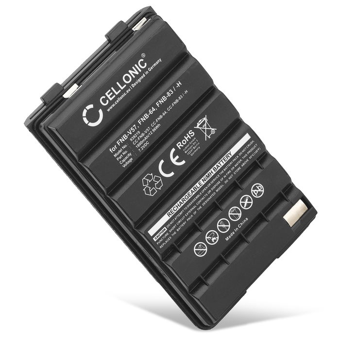 Yaesu FT-60R Batteri - 1800mAh ersättningsbatteri från CELLONIC