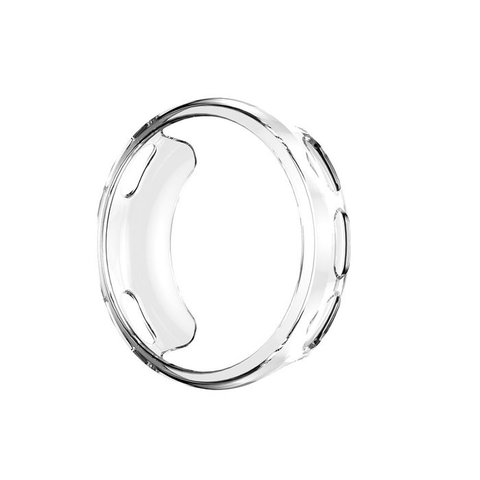 Skydd för Polar Vantage V2 smartwatch - skal i skyddande Transparent TPU material - case för fitnesstracker/klocka - skyddar urtavlans kanter, hörn