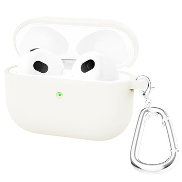Väska för Apple AirPods 3 - Silikon, vit fodral skyddsskal