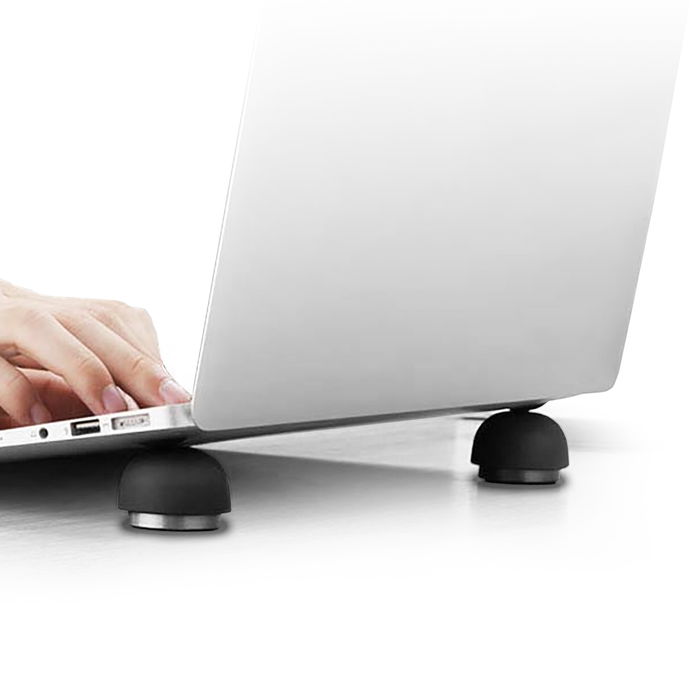 Universalt laptopstativ för laptop, notebook, bärbar dator - bärbart datorstöd med vinkel - förenklar och optimerar notebookens ventilation