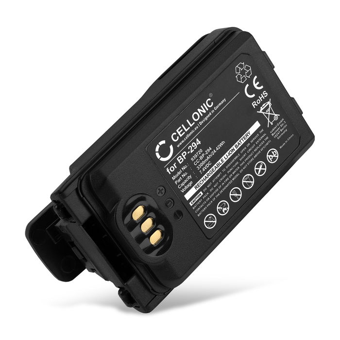 Icom IC-F52D Batteri - 3300 mAh ersättningsbatteri från CELLONIC