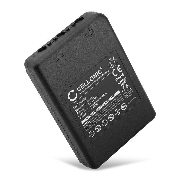 Autec LPM02 Batteri - 1400mAh ersättningsbatteri från CELLONIC