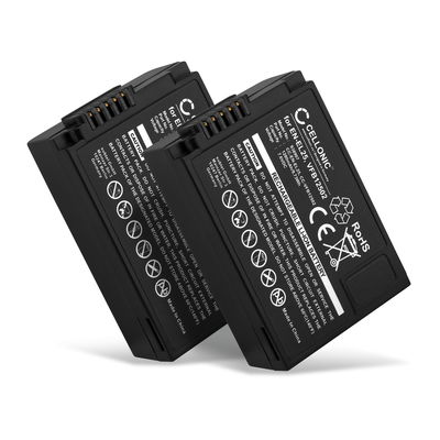 2x EN-EL25, VFB12502 Batteri för Nikon Z fc / Z 50 / Z 30 digitalkamera, 1280mAh Kamera-ersättningsbatteri med lång batteritid