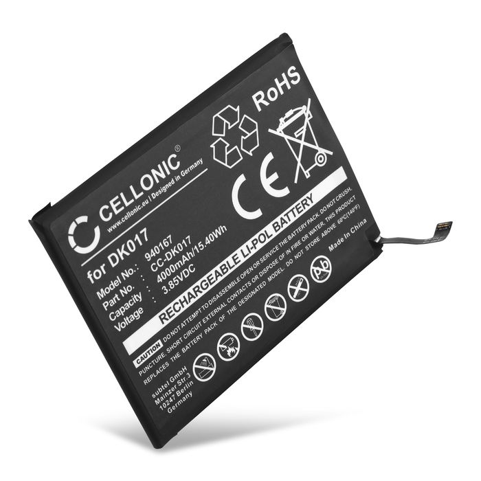 Batteri för Blackview A80 Pro mobil, ersättningsbatteri 4000mAh , lång batteritid - kraftfull strömkälla