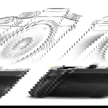 DMW-BGGH3 Batterigrepp för Panasonic Lumix GH3, GH3A, GH3H, GH4, GH4A Kameror – DMW-BLF19 Vertikalt Porträttgrepp