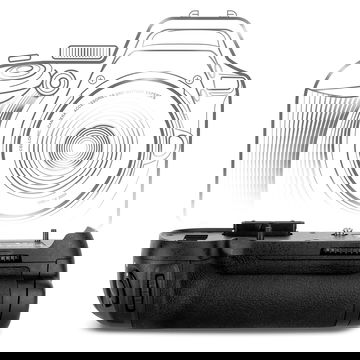 MB-D12 Batterigrepp för Nikon D800, D800E, D810, D810A, D810E Kameror – EN-EL15 Vertikalt Porträttgrepp