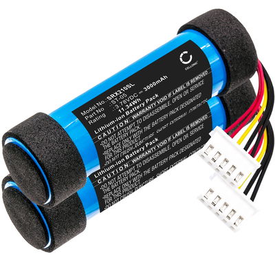 2x Batteri f&ouml;r Sony SRS-XB21 3000mAh fr&aring;n CELLONIC