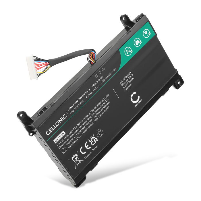 laptop-batteri för HP Omen 17-AN000 ersättningsbatteri med 4400mAh 14.8V med lång batteritid