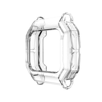 Skydd för Amazfit Neo smartwatch - skal i skyddande svart TPU material - case för fitnesstracker/klocka - skyddar urtavlans kanter, hörn