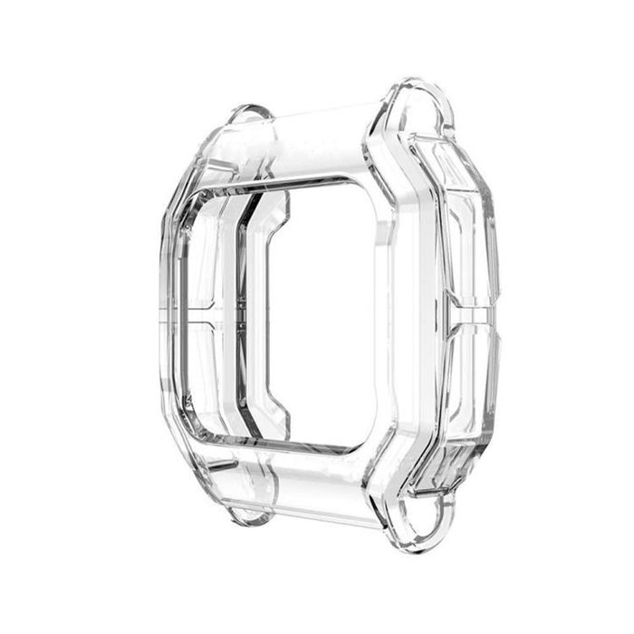 Skydd för Amazfit Neo smartwatch - skal i skyddande svart TPU material - case för fitnesstracker/klocka - skyddar urtavlans kanter, hörn