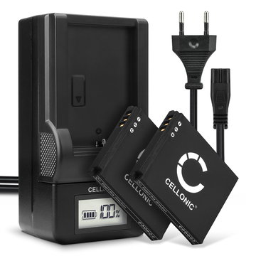 2x NB-4L Batteri för Canon Legria Vixia Mini Digital IXUS 220 HS 60 70 75 80 IS 100 115 130 230 255 Elph 330 HS 300 100 SD750 SD1400 digitalkamera, 850mAh Kamera-ersättningsbatteri med lång batteritid + Laddare