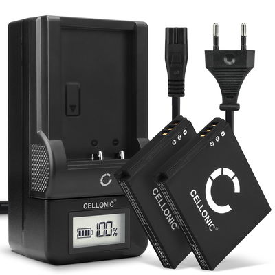 2x NB-4L Batteri för Canon Legria Vixia Mini Digital IXUS 220 HS 60 70 75 80 IS 100 115 130 230 255 Elph 330 HS 300 100 SD750 SD1400 digitalkamera, 850mAh Kamera-ersättningsbatteri med lång batteritid + Laddare