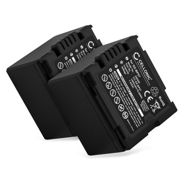 2x Batteri till Panasonic NV-GS250 VDR-D250 NVGS320 NVGS500 GS400 GS180 GS60 CGA-DU12, CGA-DU14, CGA-DU21 (1440mAh, 7.4V) från CELLONIC