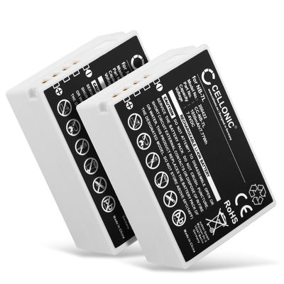 2x Batteri till Canon PowerShot G12, PowerShot G11, PowerShot G10, PowerShot SX30 IS NB-7L (1050mAh, 7.4V) från CELLONIC