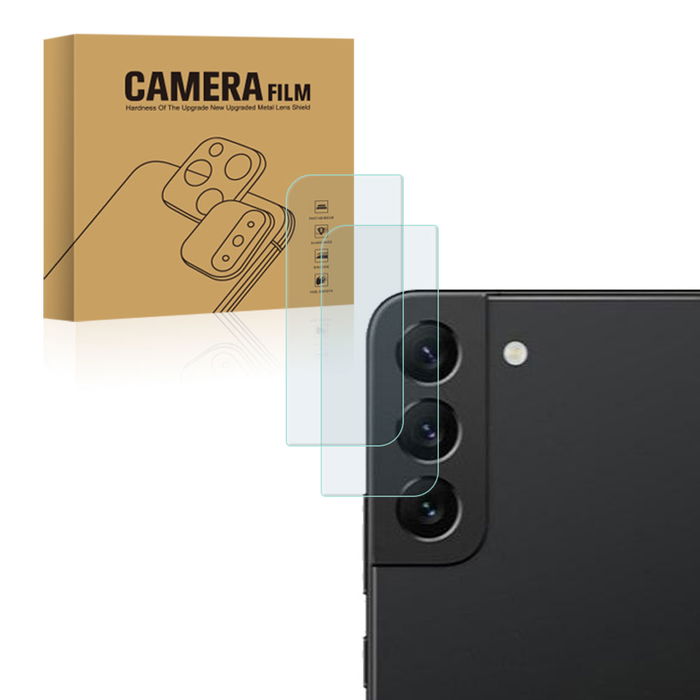 2x 0,33mm Displayskydd / skärmskydd för Samsung Galaxy S22 / Galaxy S22 Plus- mobil, 9H Skyddar mobiltelefonens kamera, Full Glue - smartphone-skyddsglas, screen protector