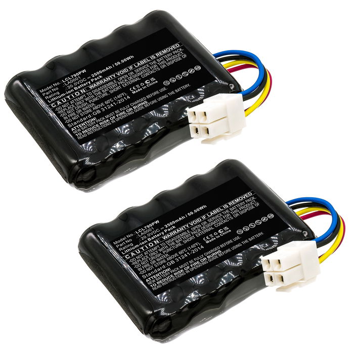 2x Landxcape LX790 600m2 2500mAh  Batteri från CELLONIC