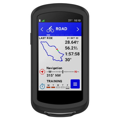 Skyddsbumper för Garmin Edge 1040 / Edge 1040 Solar GPS - skal för tracker i skyddande Silikon material för cykling, hike, terräng - navigatorfodral som tar hand om din navigator