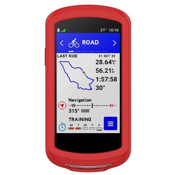 Skyddsbumper för Garmin Edge 1040 / Edge 1040 Solar GPS - skal för tracker i skyddande Silikon material för cykling, hike, terräng - navigatorfodral som tar hand om din navigator