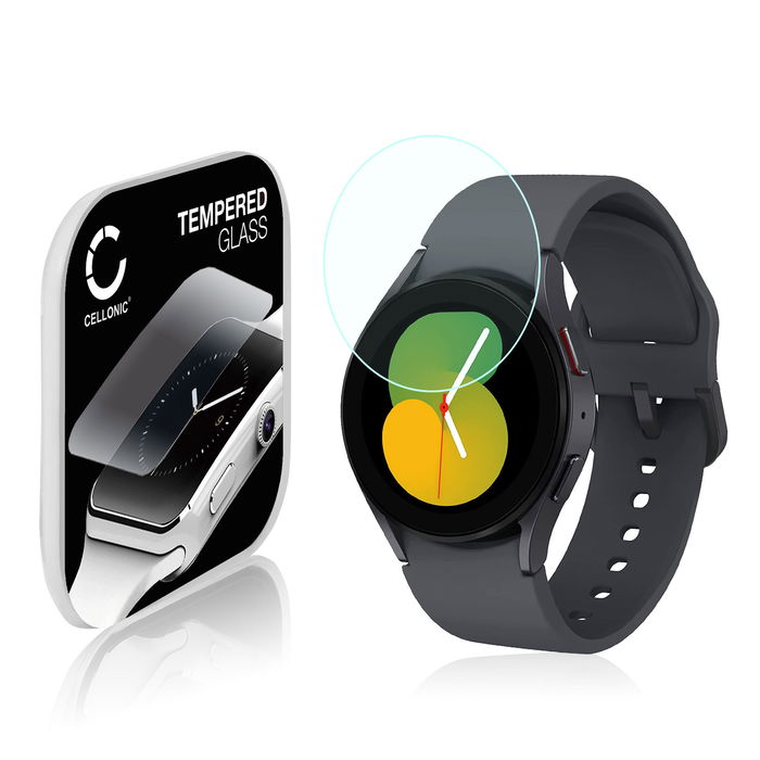 0,30mm Displayskydd / skärmskydd för Samsung Galaxy Watch 5 - 40mm smartwatch - 2.5D 9H, Full Glue - skyddsglas för smartklocka, fitnessarmband, fitnesstracker