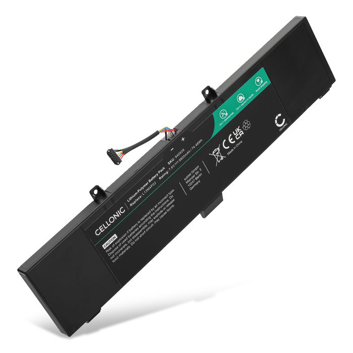 Battery for Lenovo Y50-70, Y50-70 Touch, Y70-70 Touch 7.6V 9800mAh from CELLONIC