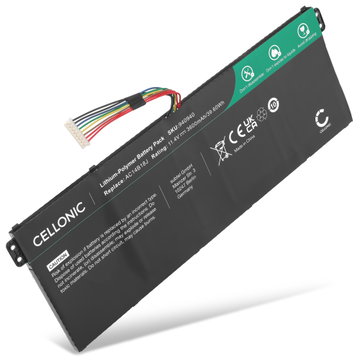 Batteri för Acer AC14B13J, AC14B18J, 3ICP5/57/80, KT.0040G.004, KT.0030G.004 Laptop - 3600mAh 11.4V 
