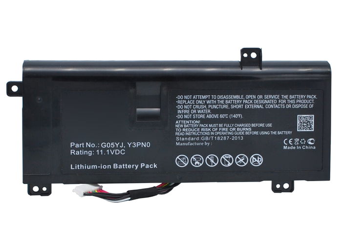 Batteri för Dell Alienware M14X R1, M14X R3, P39G, M14x R4, A14 Laptop - 4400mAh 11.1V