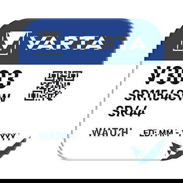 Varta V303 (SR44) Knapcellsbatteri för Klockor och Mer – x1